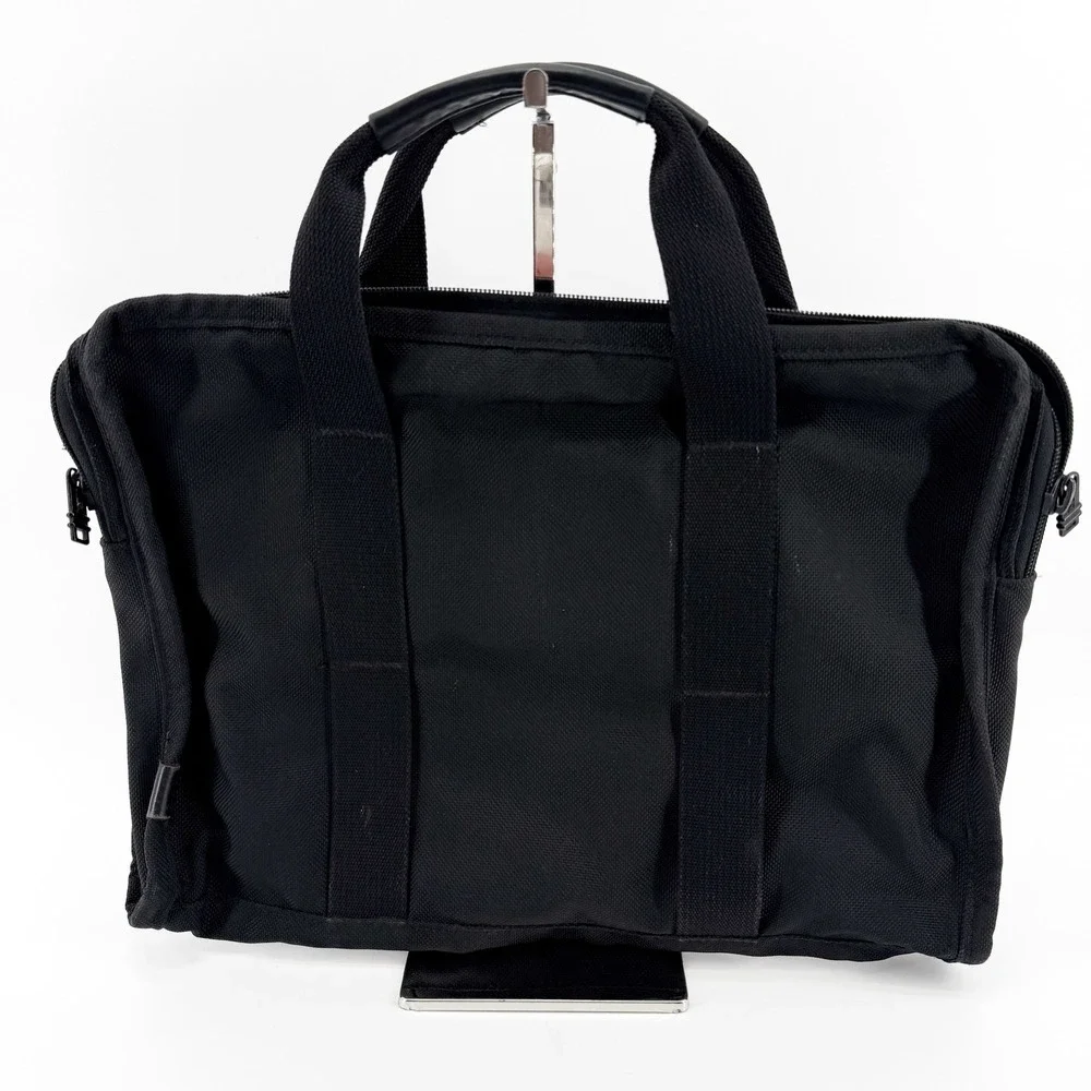 Tumi Black Nylon Expandable Laptop Briefcase‎ Messenger Bag Travel Vacation Gift